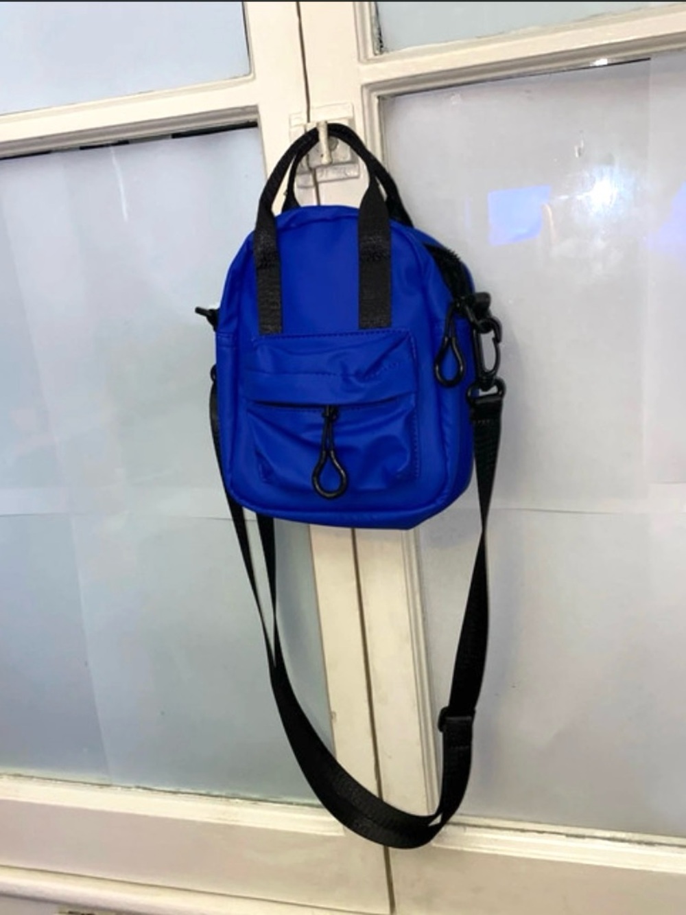 Forever 21 Royal Blue and Black Messenger Crossbody Bag